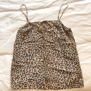 Equipment Femme Silk camisole S/P animal print